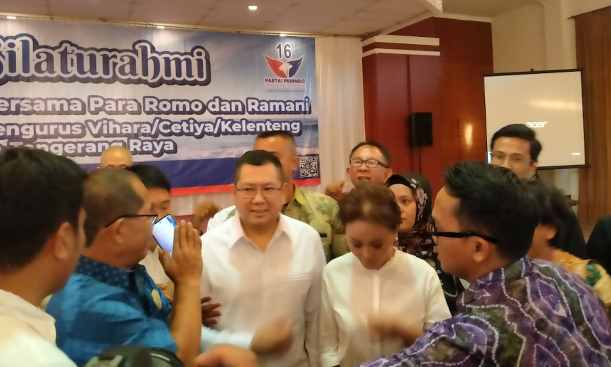 Doa Bersama Akhiri Silaturahmi Hary Tanoesoedibjo Bersama Romo dan Romani di Tangerang