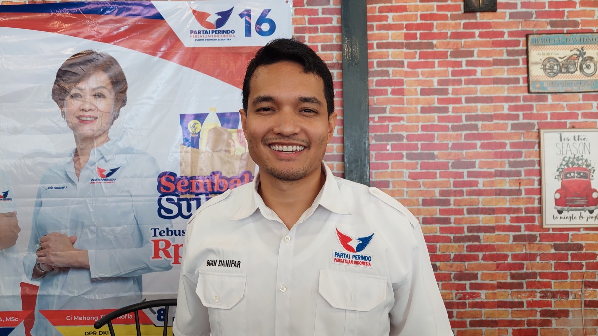Gelar Pasar Murah di Kalideres, Bacaleg Partai Perindo: Bentuk Kasih Sayang ke Warga