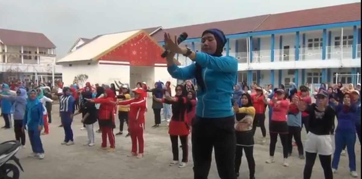 Gelar Senam Sehat, Cara Partai Perindo Sumsel Jalin Kebersamaan dan Kekeluargaan Bersama Masyarakat