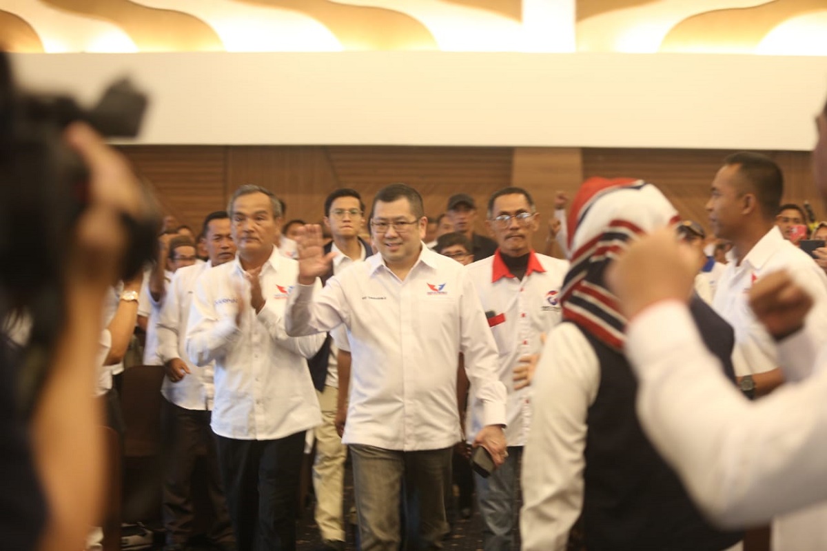 Hary Tanoe Pimpin Rapat Konsolidasi DPW Partai Perindo Babel Hadapi Pemilu 2024