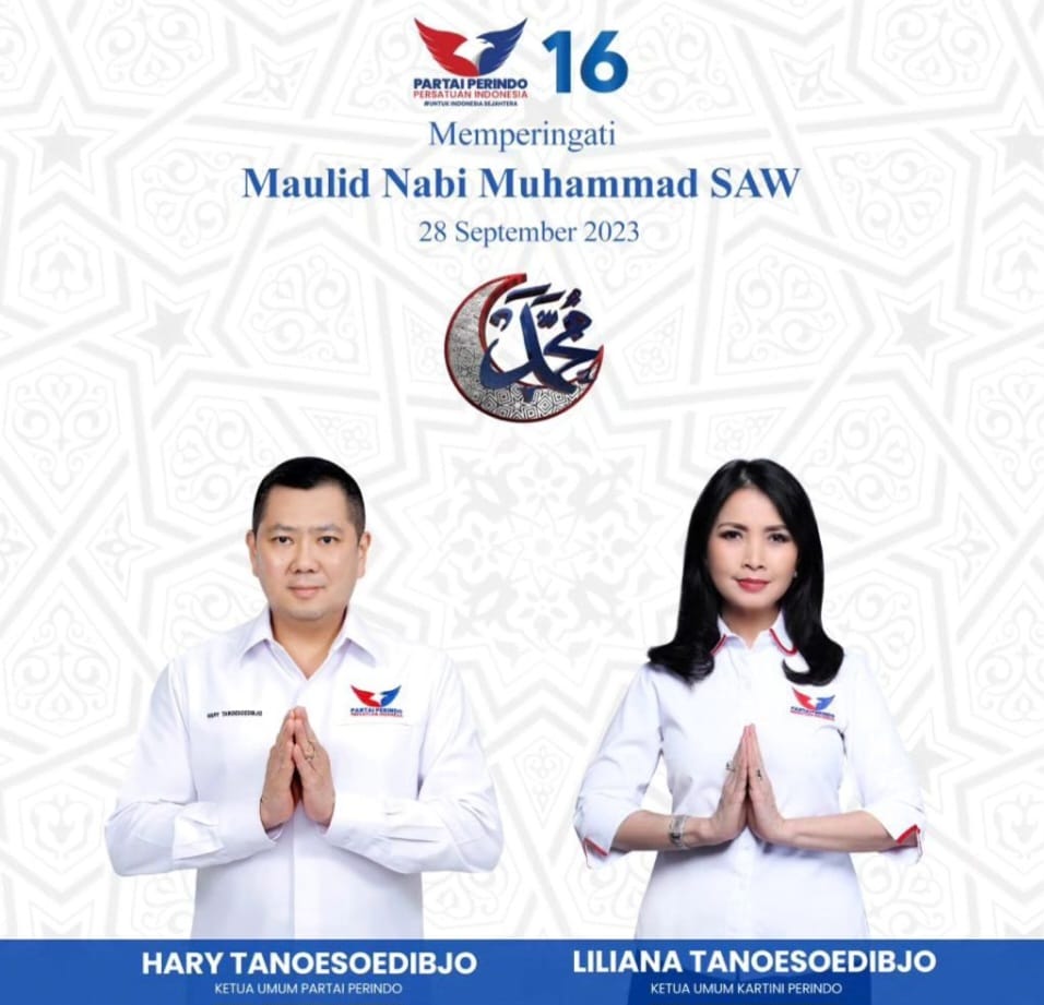 Hary Tanoe: Selamat Memperingati Maulid Nabi Muhammad SAW 1445 H