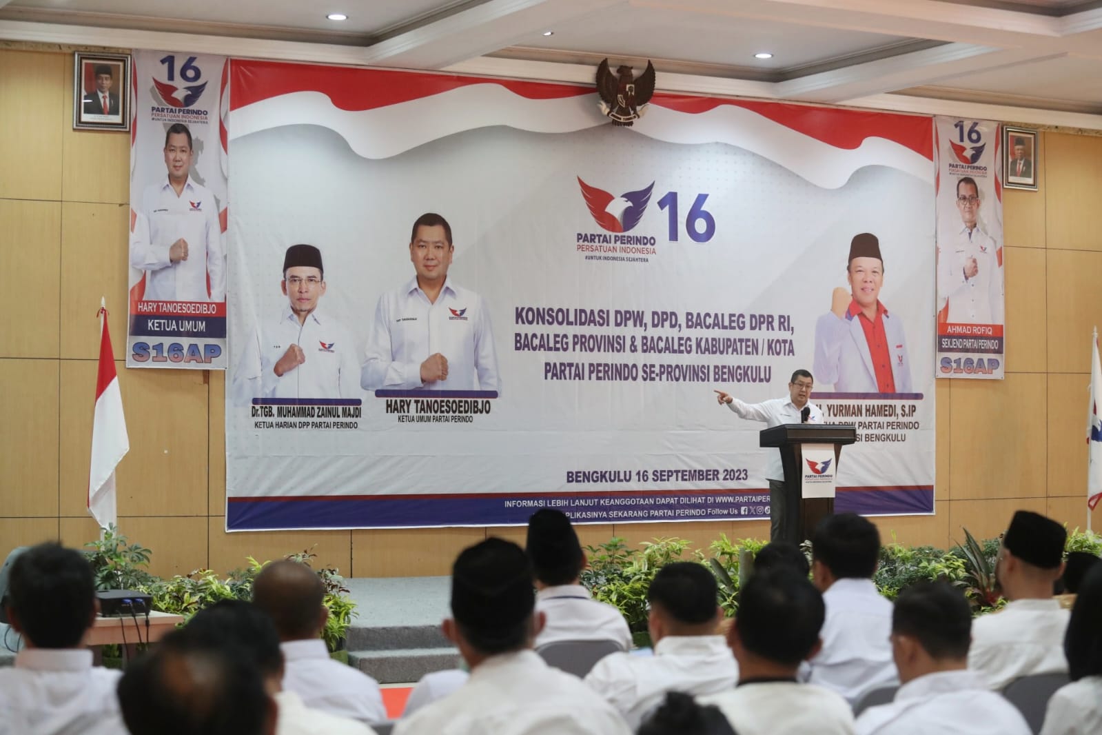 Ini Pesan HT saat Konsolidasi Kader dan Bacaleg Partai Perindo di Jambi