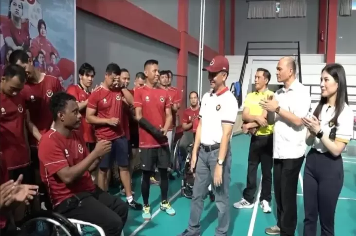 Kunjungi Pelatnas Para Tenis Meja Bersama Gibran, Angela Tanoesoedibjo: Apa yang Bisa Saya Bantu! 