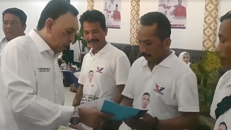 Lantik Tim Pemenangan di Indramayu, Partai Perindo Jabar Targetkan Suara Dobel Digit