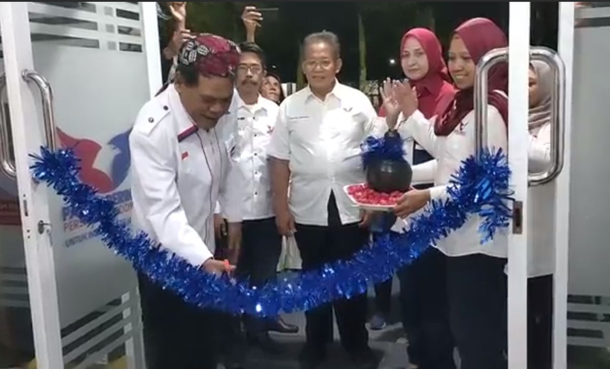 Partai Perindo Resmikan Posko Pemenangan Pemilu 2024 di Sidoarjo