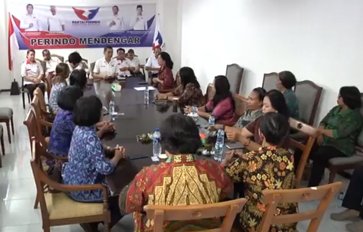 Partai Perindo Mendengar dan Serap Aspirasi Masyarakat Bersama WKRI Bali