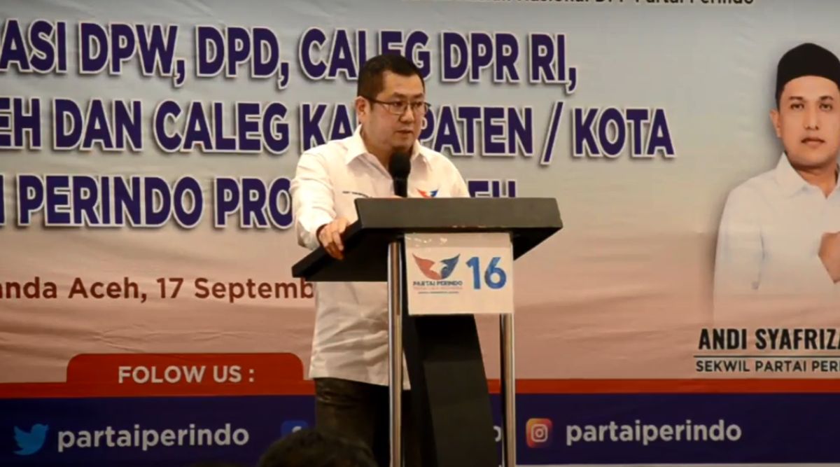 Rakor di Aceh, Hary Tanoe Minta Seluruh Bacaleg Aktif Sosialisasi ke Masyarakat