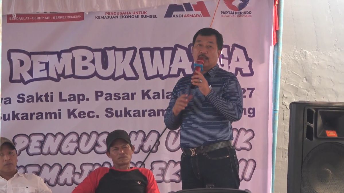 Masyarakat Gelar Rembuk Dukungan pada Bacaleg Partai Perindo Sumsel Andi Asmara