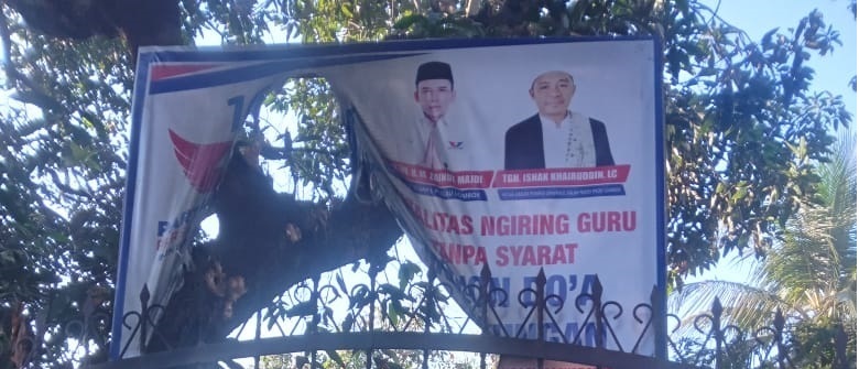 Baliho Caleg Partai Perindo Lombok Timur Dibakar, Djamaluddin Ingatkan untuk Tidak Terprovokasi