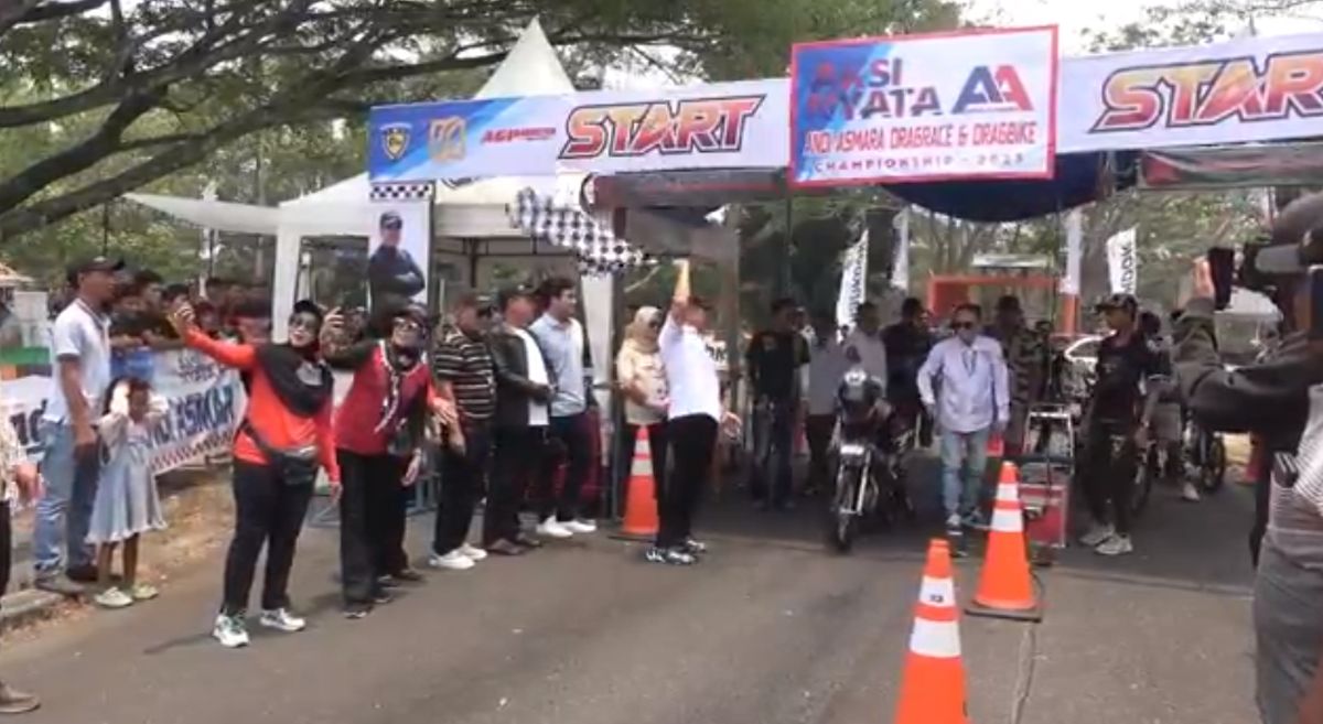 Stop Balap Liar, 425 Biker Ramaikan Drag Rice Championship 2023 Bacaleg Partai Perindo di Palembang 