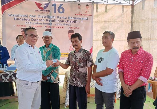 Sudah 4.000 KTA Partai Perindo Berasuransi Tersebar di Dapil 1 Bogor