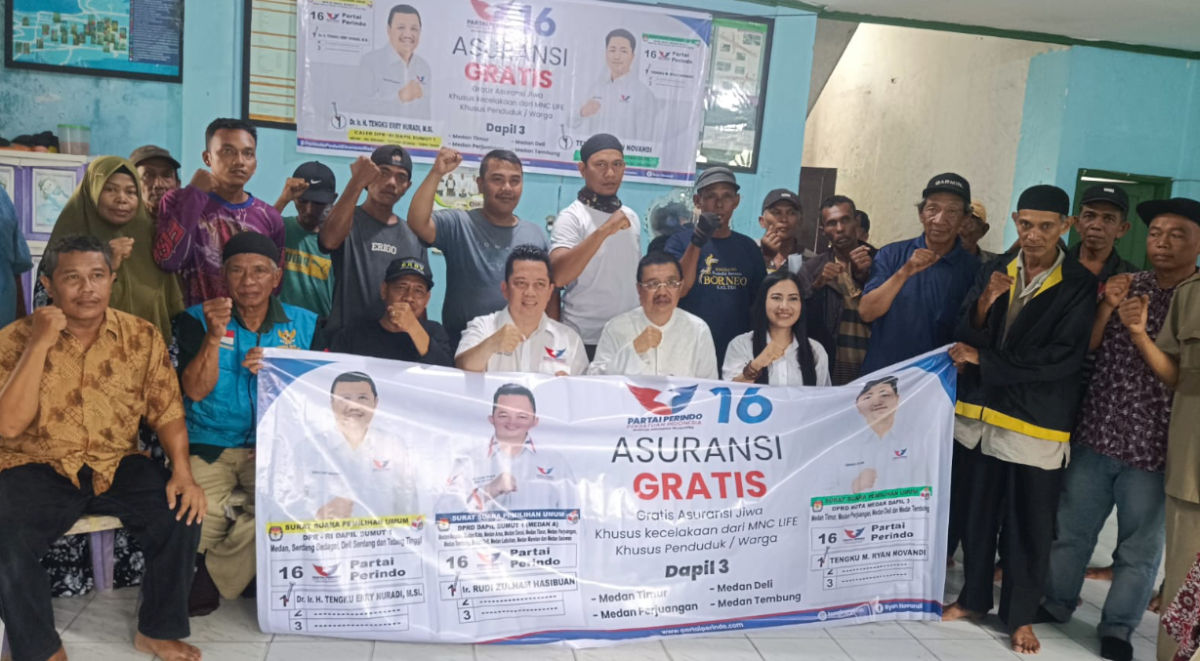 Tak Punya Kursi di DPRD, Partai Perindo Tetap Berjuang untuk Warga Medan