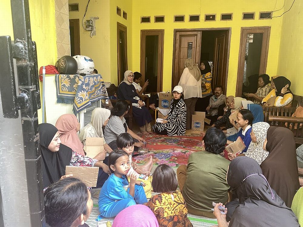 Bacaleg Partai Perindo Alva Ruslina Silaturahmi Bersama Ibu-Ibu Jalan Kancil