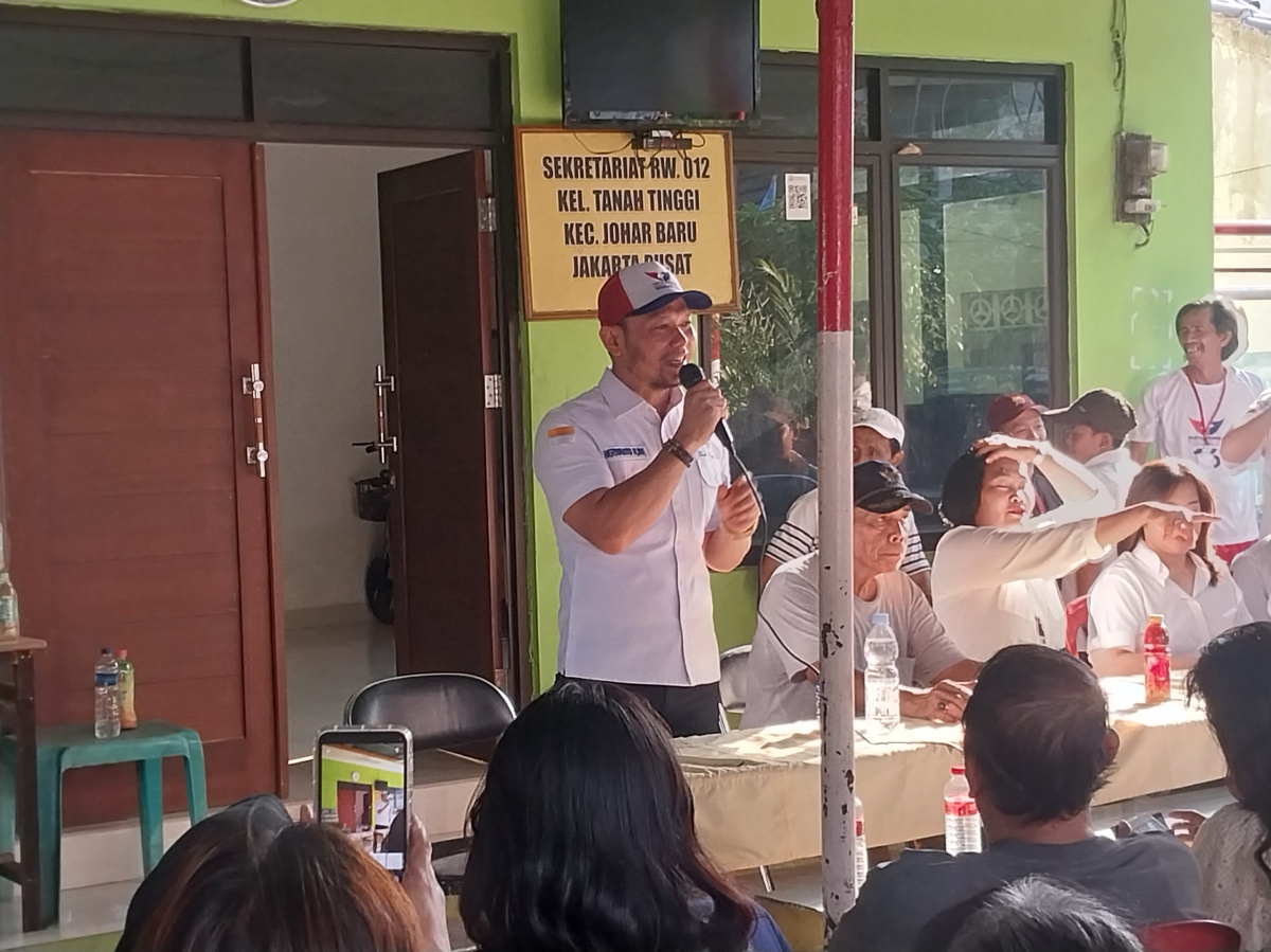 Bacaleg Partai Perindo dan Novi Ayla KDI Sukses Bikin Heboh Warga Tanah Tinggi