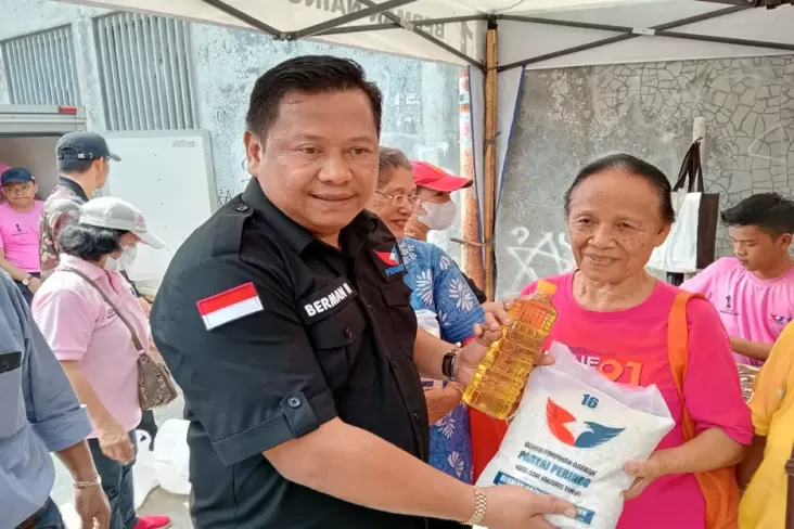 Bazar Murah Sembako di Jaktim, Partai Perindo: Kami Mengerti Keluhan Warga 