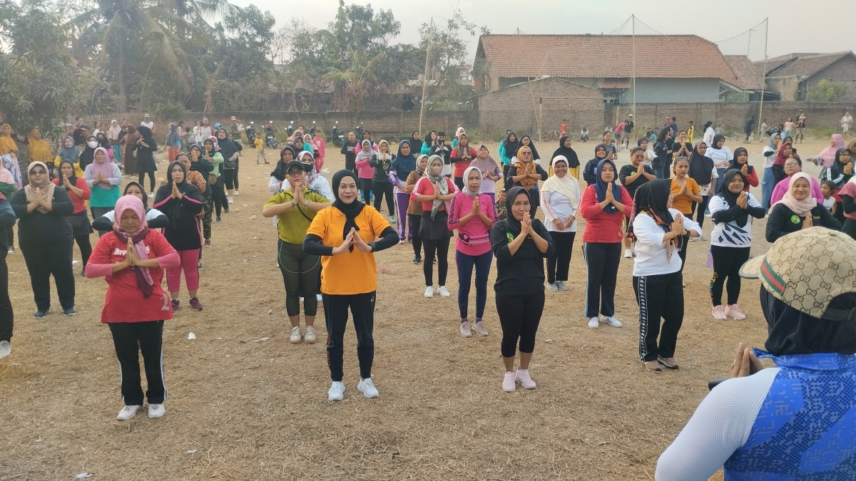 Begini Keseruan Senam Sehat Kartini Perindo Bareng Bu Rinso di Serang