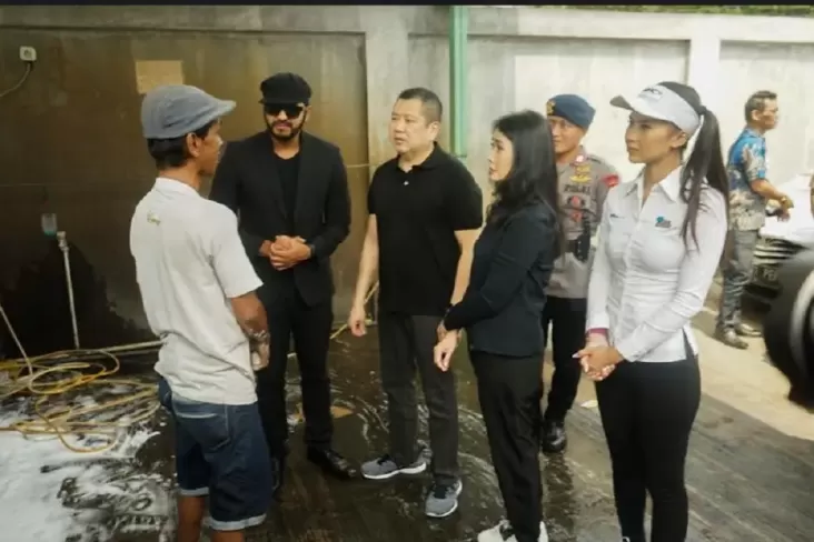 Beri Uang Kaget Lagi, Hary Tanoesoedibjo Temui Deden Buruh Cuci Steam Mobil Novie 