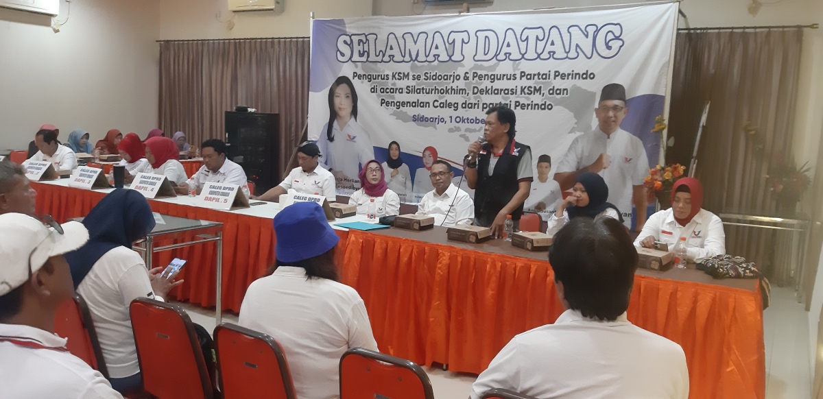 Bacalegnya Didukung KSM, Ketua Partai Perindo Sidoarjo: Bukti Makin Dicintai Masyarakat