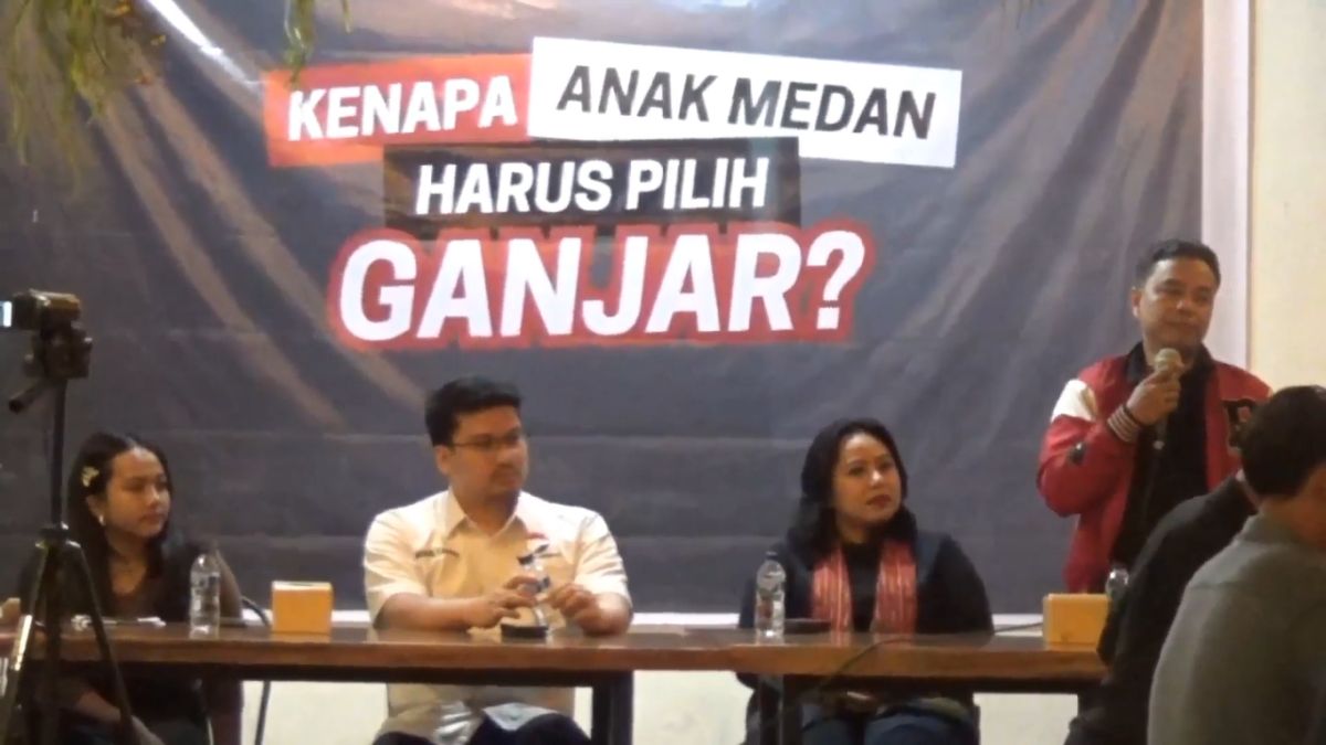 Diskusi Kenapa Anak Medan Harus Pilih Ganjar? Pemuda Harus Punya Harapan