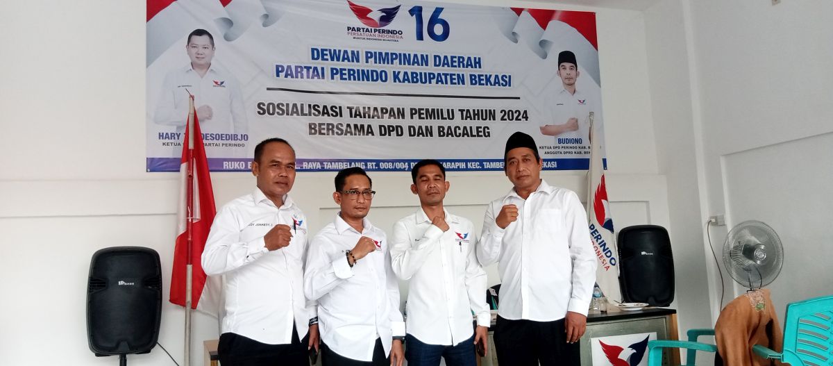 Partai Perindo Kabupaten Bekasi Siap Tempatkan Saksi di Tiap TPS