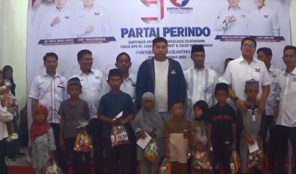 Partai Perindo Langkat Rayakan HUT ke-9 dengan Berbagi Bersama Ratusan Anak Yatim