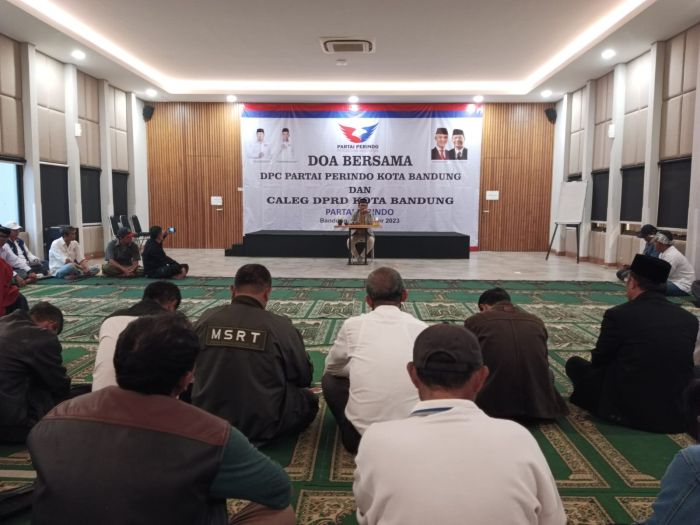 Gelar Doa Bersama, Bacaleg Partai Perindo Kota Bandung Siap Jemput Kemenangan di Pemilu 2024