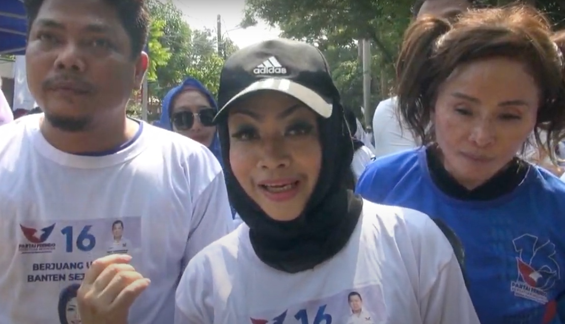 Gelar Senam Sehat, Bacaleg Dyah Anita Harap Partai Perindo Malin Lengket di Hati Masyarakat