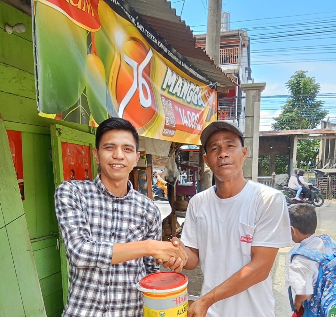 Partai Perindo Bantu Pembangunan Gapura Jalan Murai Sibolga