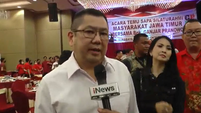 Hary Tanoe Bersama Ganjar Pranowo Silaturahmi dengan Ratusan Pengusaha di Jatim