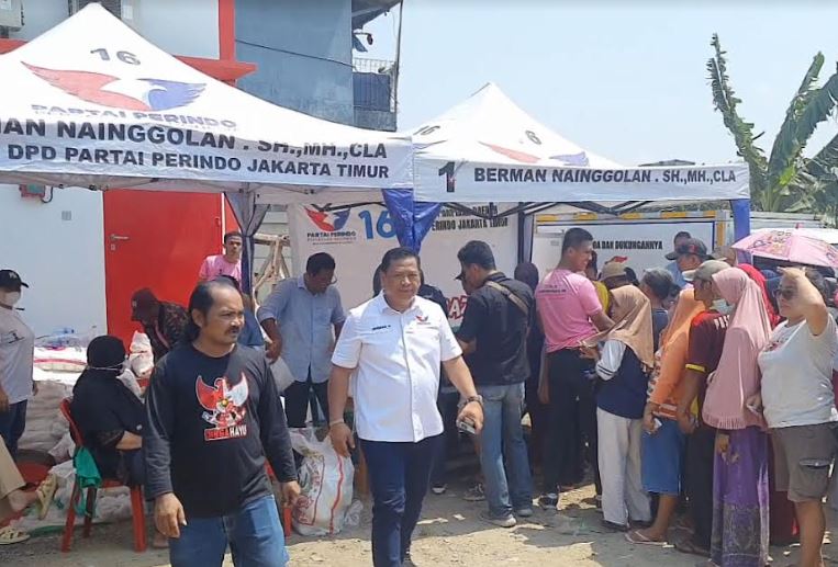 Helat Bazar Murah di Cakung, Perindo Jaktim: Antusias Warga Luar Biasa