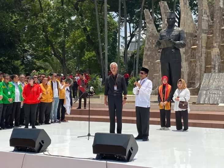 HT Apresiasi Pidato Ganjar di Tugu Proklamasi 