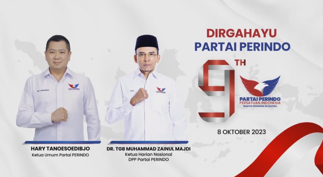 HUT ke-9, Hary Tanoesoedibjo: Dirgahayu Partai Perindo
