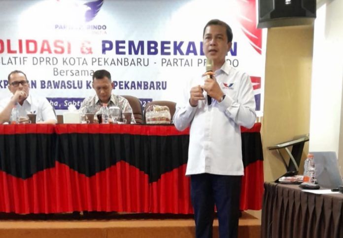 Gelar Pembekalan Caleg, Partai Perindo Kota Pekanbaru Optimistis Raih Kursi DPRD