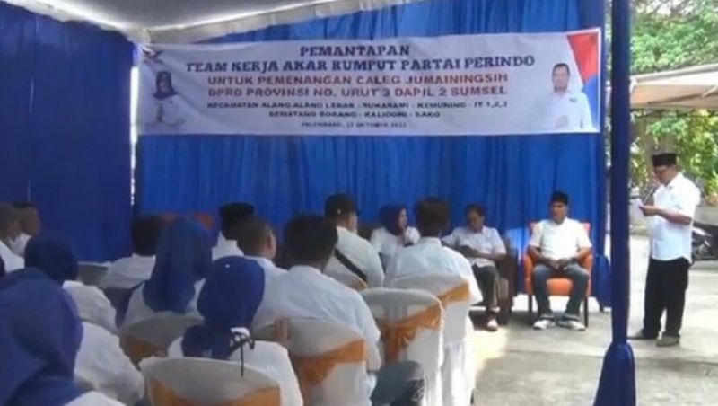 Jelang Pemilu 2024, DPW Partai Perindo Sumsel Gelar Rapat Bersama Akar Rumput