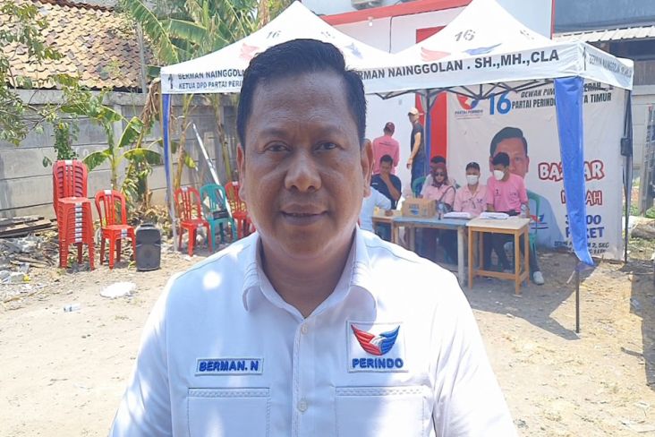 Partai Perindo Gelar Bazar Sembako Murah di Ujung Menteng 