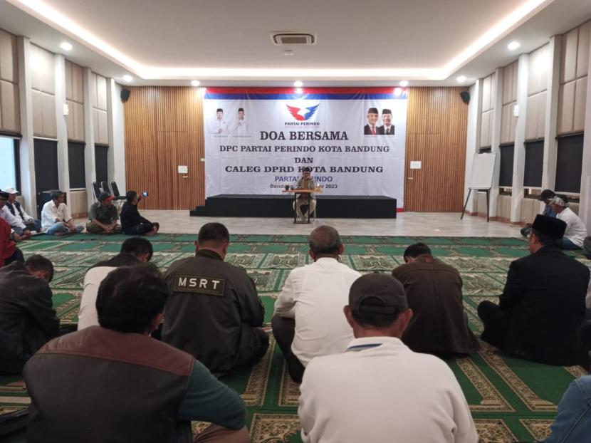 Caleg Partai Perindo Kota Bandung Gelar Doa Bersama Targetkan Menang di Setiap Dapil