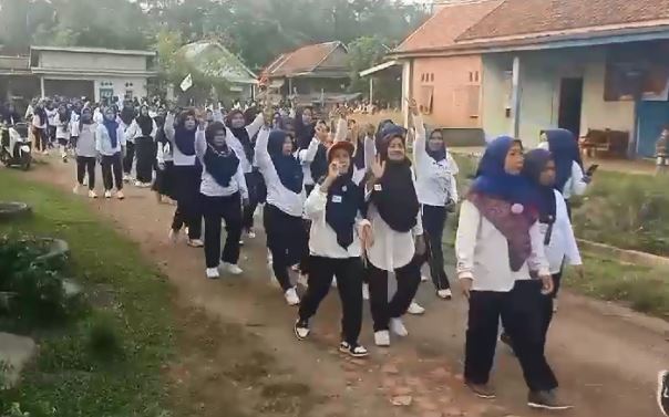 Partai Perindo Muba Gelar Jalan Santai Sembari Sosialisasikan Ganjar-Mahfud