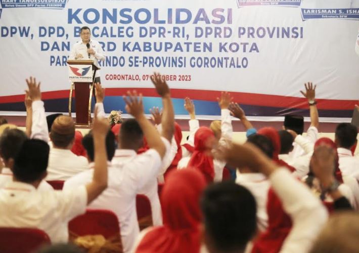 Pesan Hary Tanoe untuk Bacaleg di Gorontalo: Harus Paham Apa yang Diperjuangkan Partai Perindo