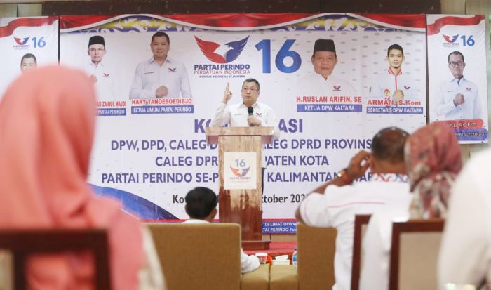 Pimpin Konsolidasi Partai Perindo Se-Kaltara, Hary Tanoe: Maksimalkan Strategi, Raih Suara Double Digit