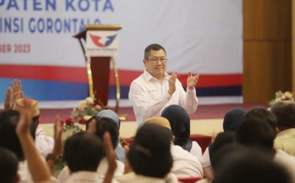 Pimpin Konsolidasi Partai Perindo se-Gorontalo, Hary Tanoe Tekankan Pentingnya Kombinasi Suara Partai & Caleg