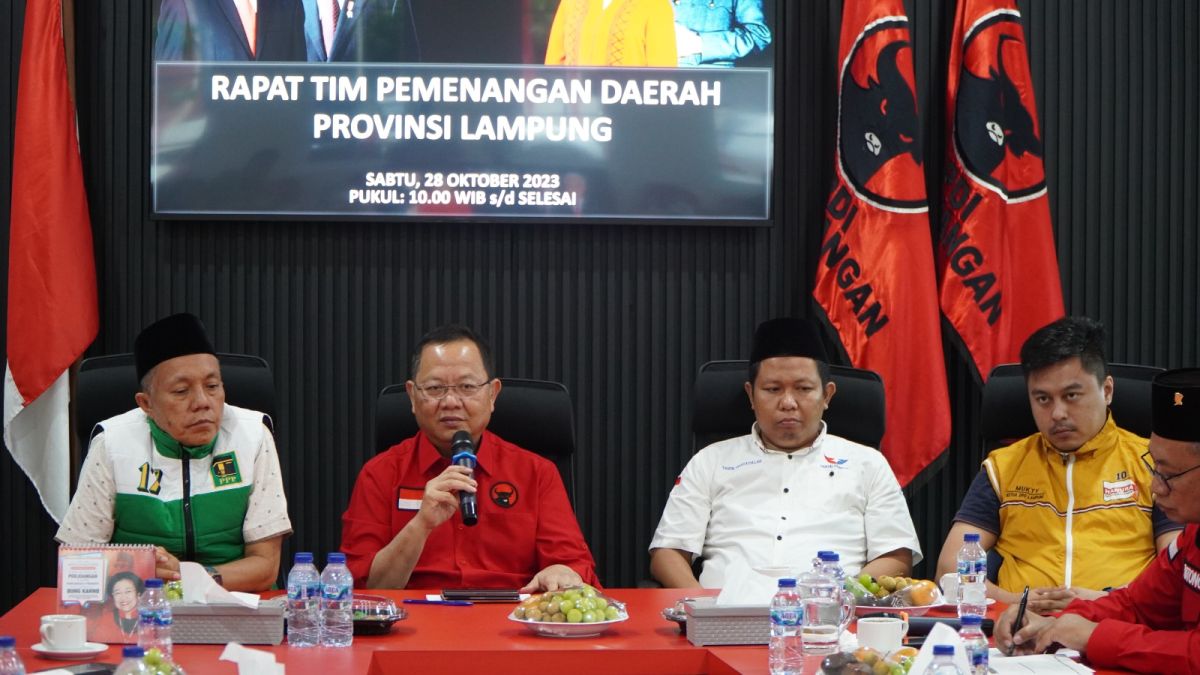 Rapat Parpol Koalisi Ganjar-Mahfud di Lampung, Partai Perindo: Jangan Legalkan Segala Cara untuk Dapat Kekuasaan