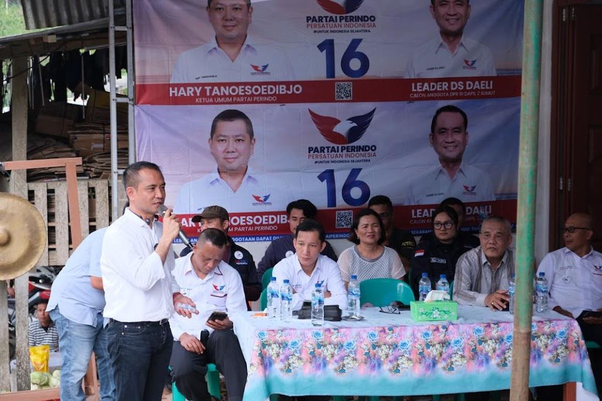 Resmikan Posko Relawan, Caleg Partai Perindo: Nias Harus Bangkit