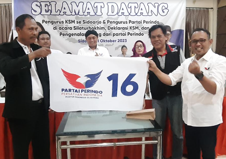 Semakin Semangat, Bacaleg Partai Perindo Dapat Suntikan Energi Baru dari KSM Sidoarjo