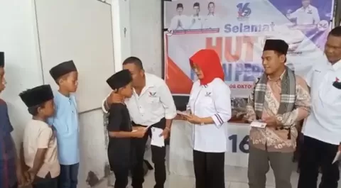 Syukuran HUT ke-9 Partai Perindo, DPD Asahan Gelar Santunan Anak Yatim 