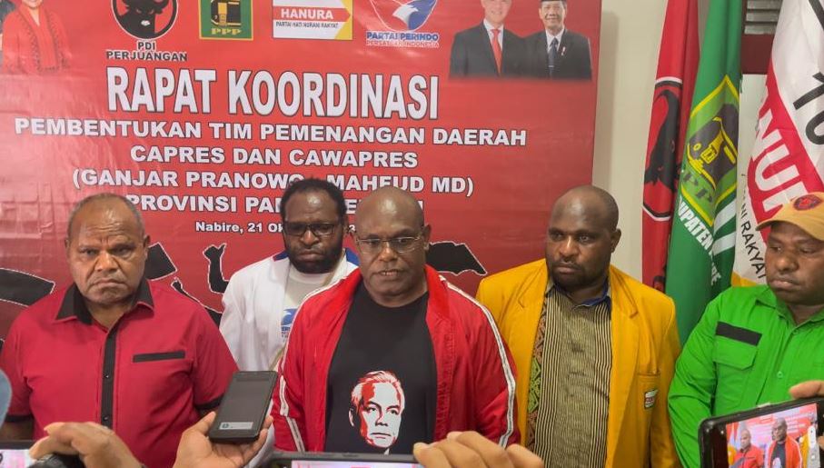 TPD Ganjar Pranowo-Mahfud MD Terbentuk di Papua Tengah