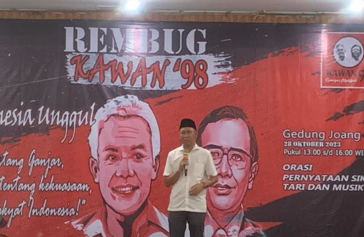 Yusuf Lakaseng Hadiri Deklarasi Kawan GanjarMahfud98: Prahara MK Buat Kita Turun Gunung