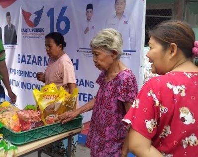 Bazar Sembako di Tangerang, Bacaleg Perindo: Bantu Masyarakat dari Sisi Pangan