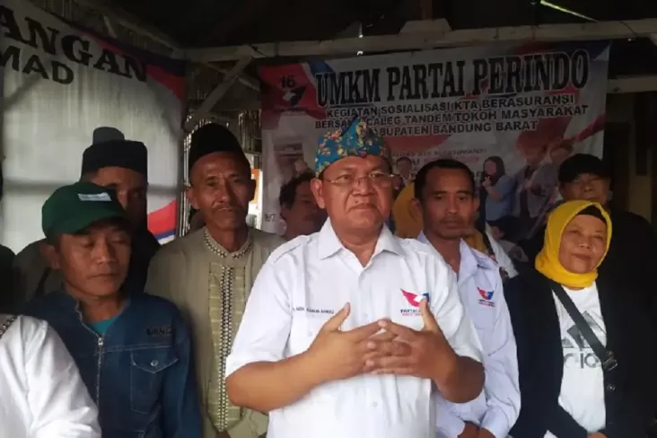 Caleg DPR RI Dapil II Jabar Abdul Khalik Ahmad Optimistis Target Partai Perindo 2 Digit Suara Tercapai 