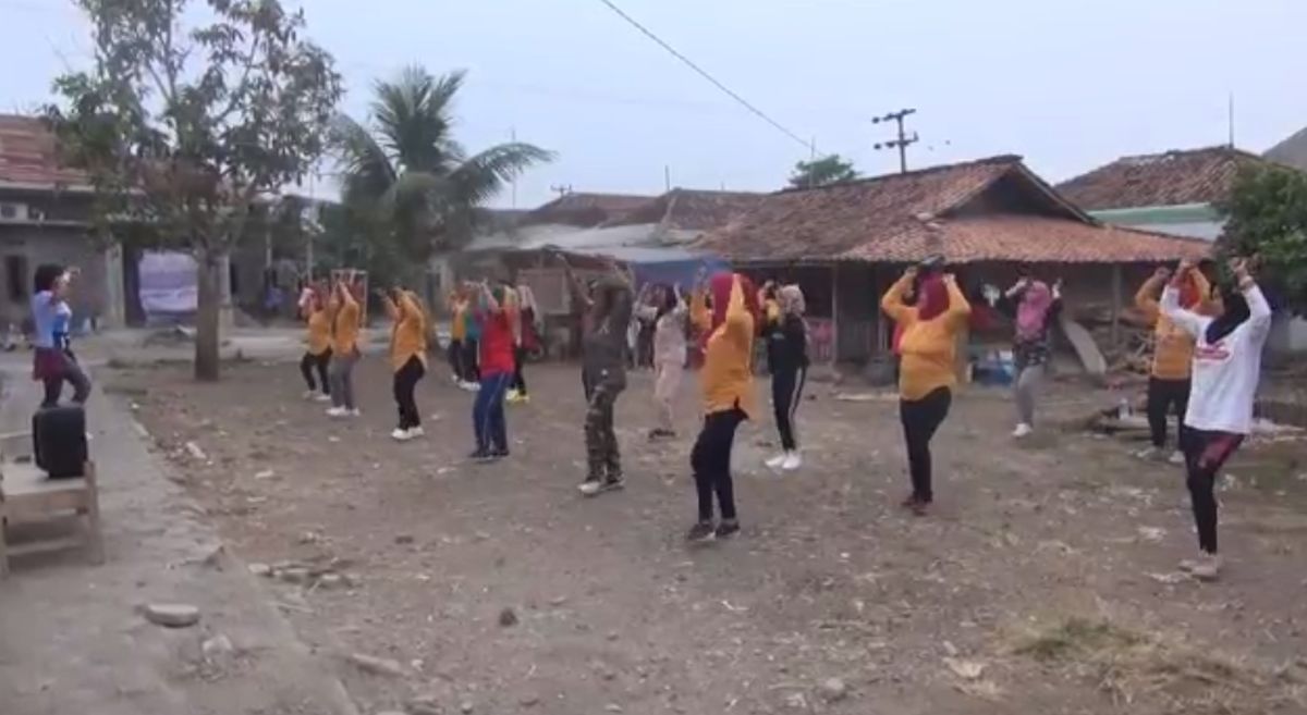 Caleg Partai Perindo Ratih Gunaevy Gelar Senam Sehat di Subang