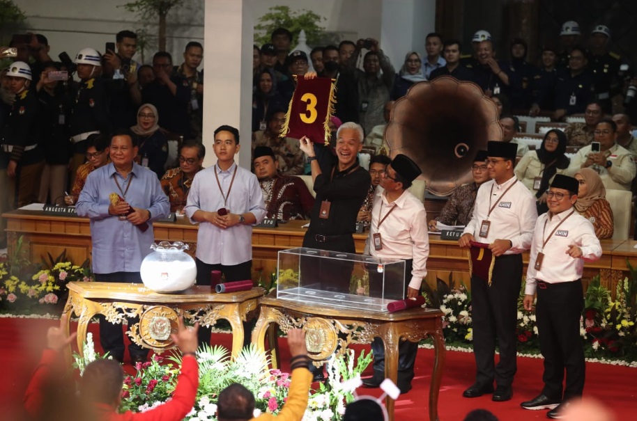 Ganjar-Mahfud Nomor 3, HT: Maknanya Sangat Dalam, Mudah-mudahan Tanda Kemenangan